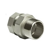 Переходник 1 1/4" со сгоном прямой VRT никель