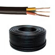 Провод ПВС 3*1,5 черный (РЭК / Prysmian)
