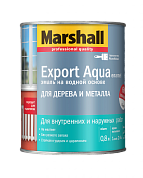 Эмаль акриловая&nbsp;&nbsp;EXPORT аква белая п/мат. 0,8л