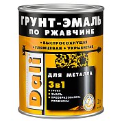 Грунт-эмаль по ржавчине Серый графит 2л "DALI"