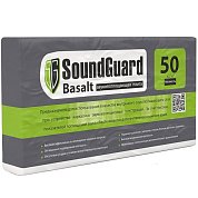 Плита звукопоглощающая SoundGuard Basalt&nbsp;&nbsp;1000*600*50мм (2.4м.кв.)(0,12 м. куб.)